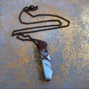 Natural Stone Pendant Necklace